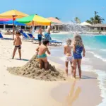 Family-friendly beach resort